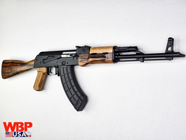 WBP JACK AK47 RIFLE-EXOTIC BLACK LIMBA WOOD