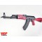 WBP AK47 RIFLE-EXOTIC PURPLEHEART WOOD	